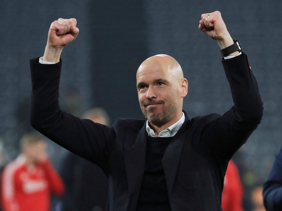 Newly appointed Manchester United manager Erik ten Hag has a big job to ahead of him, not forgetting the task of aiming to beat the best coaches in the world. Photo: PA/Reuters
