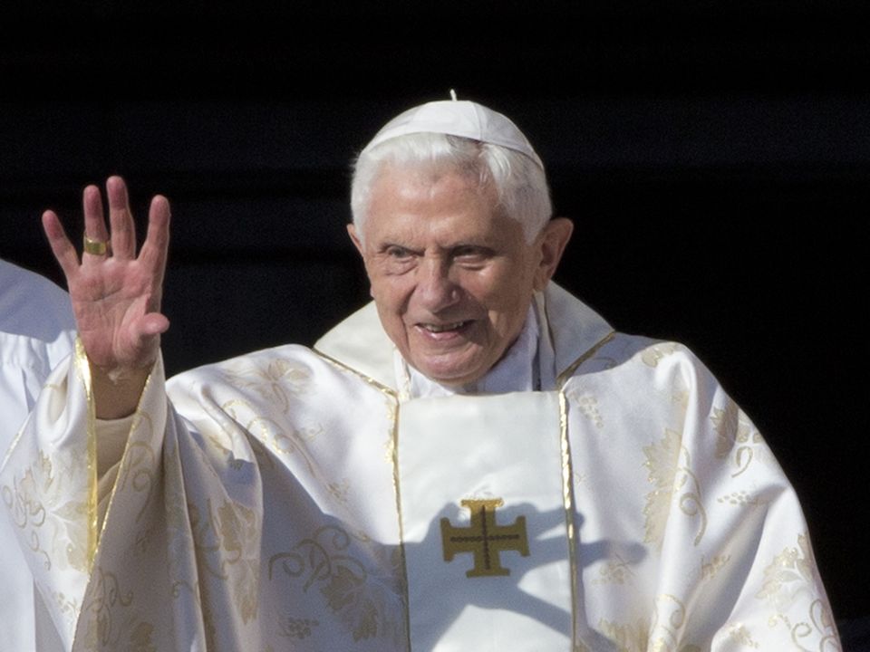 Fomer Pope Emeritus Benedict XVI pictured in 2014 (AP Photo/Andrew Medichini, File)