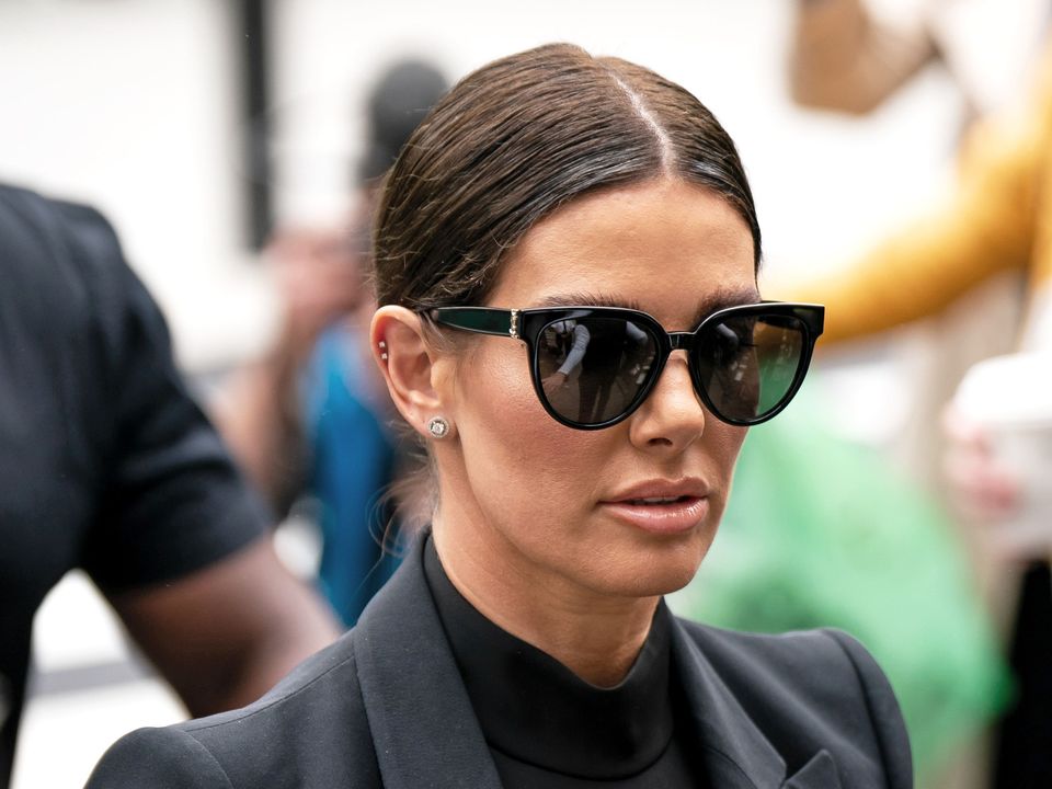 Rebekah Vardy arriving at the Royal Courts Of Justice, London, for the second day of the trial of her high-profile libel battle with Coleen Rooney (Aaron Chown/PA)