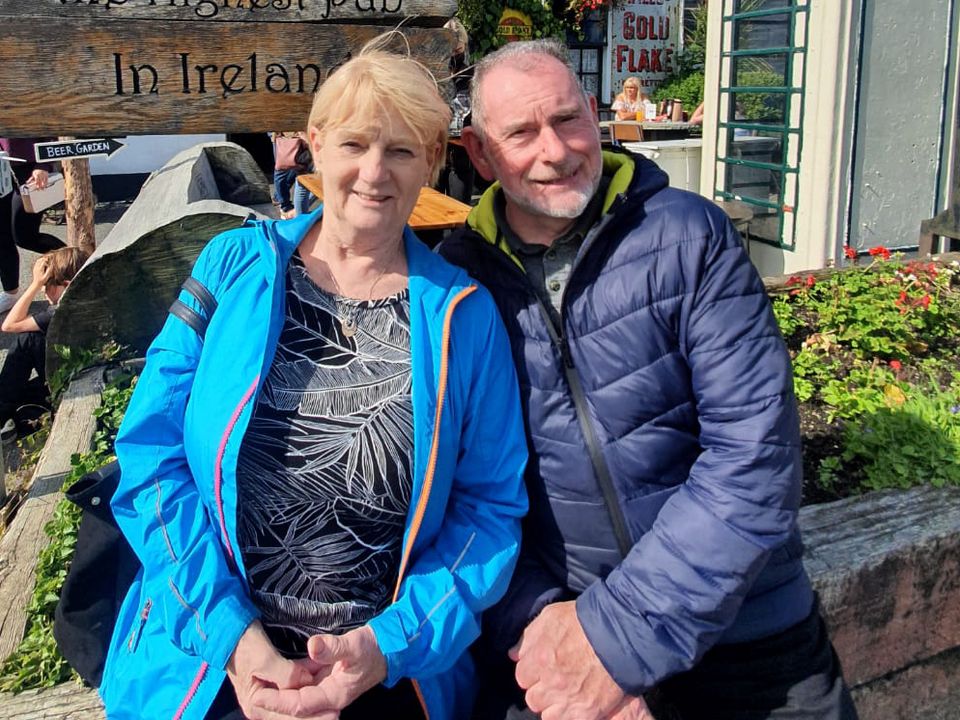 Christy (74) and Patsy Buckley (68) are toasting 40 years of marriage