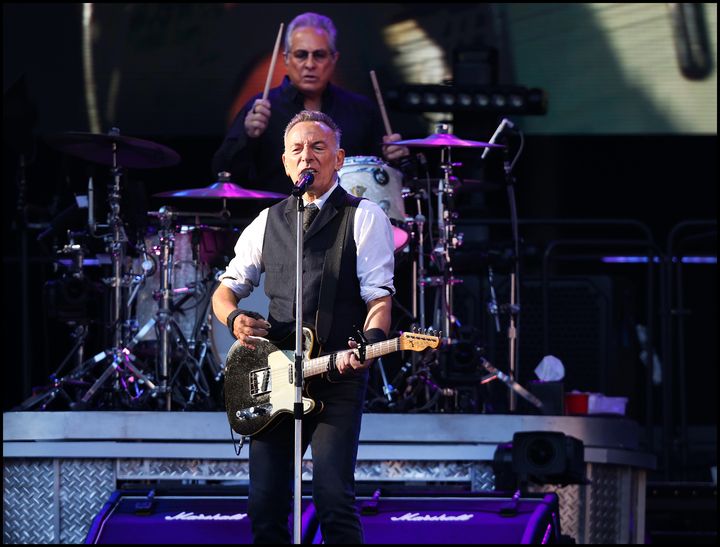 Brad Pitt, Paul Rudd and Nick Jonas join over 80,000 fans to watch Bruce Springsteen at Croker