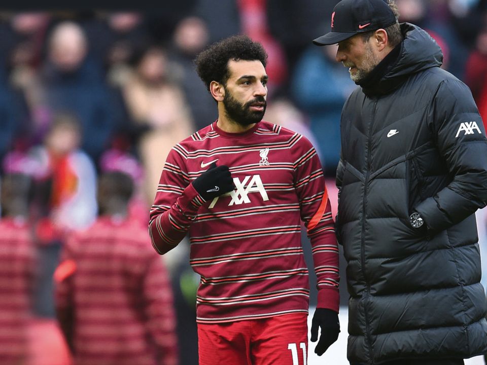 Jurgen Klopp has a big call to make on whether Mo Salah starts today's game