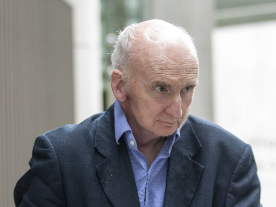 John McClean, a former teacher and rugby coach, of Casimir Avenue, Harold’s Cross, Dublin, leaving court after his hearing. Photo: Collins Courts