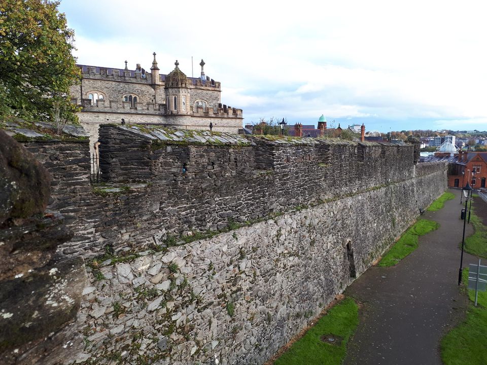 The city’s famous walls