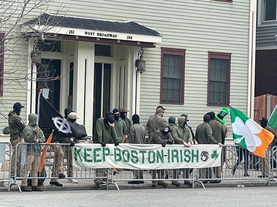 Neo-Nazis gathered at last year's parade