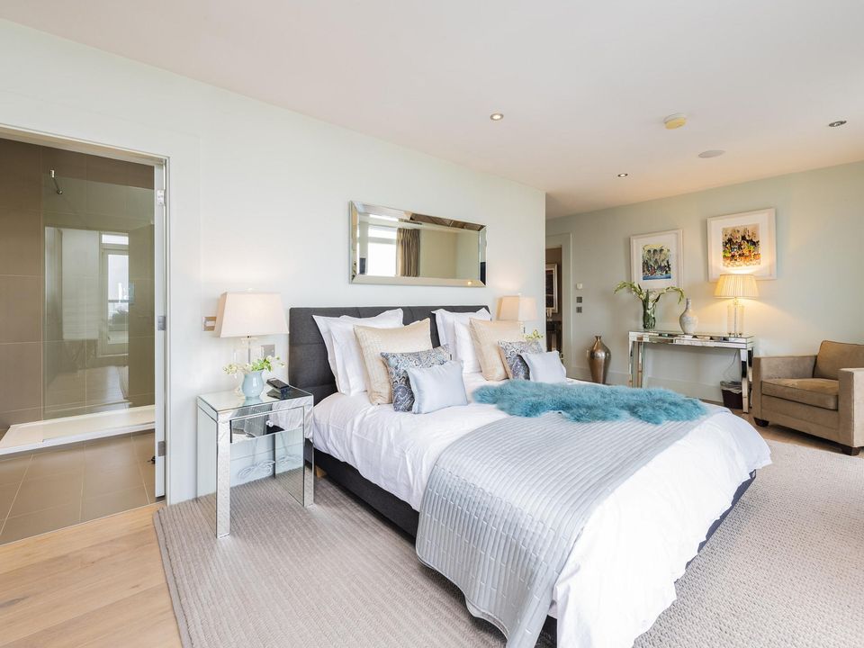 One of the three double bedrooms