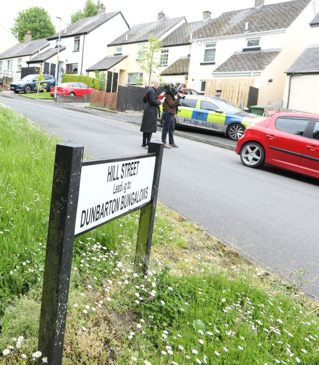 Police have begun a murder investigation after Eamonn 'spud' O'Hanlon 36, was stabbed to death in Gilford, County Down, in the early hours of Saturday. O'Hanlon, was stabbed outside an address on Hill Street and later died from his injuries, police said.