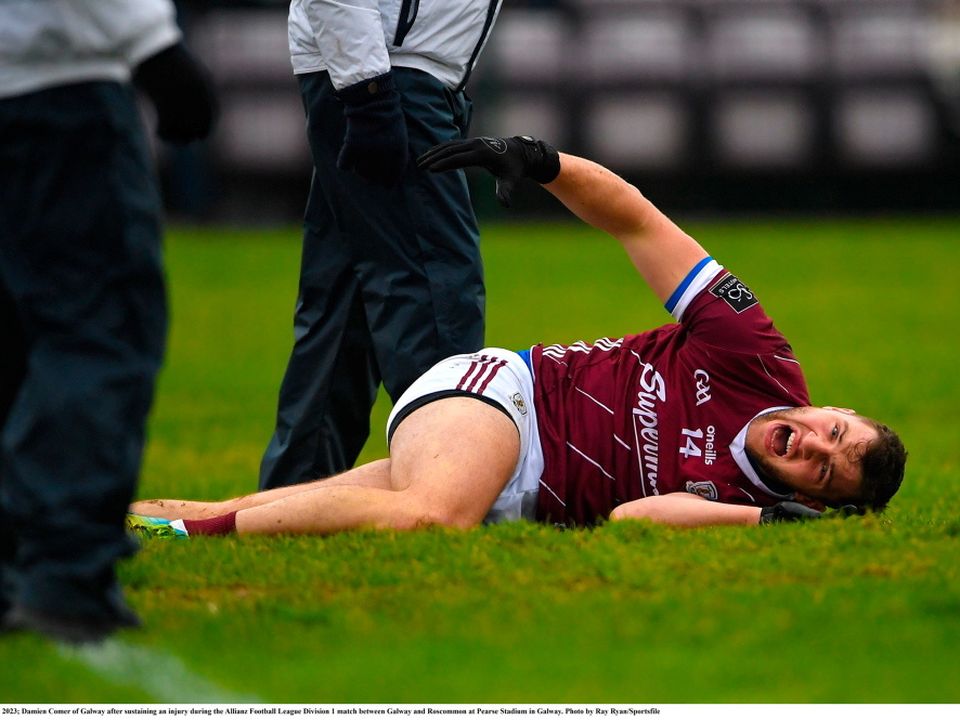 Damien Come in distress for Galway