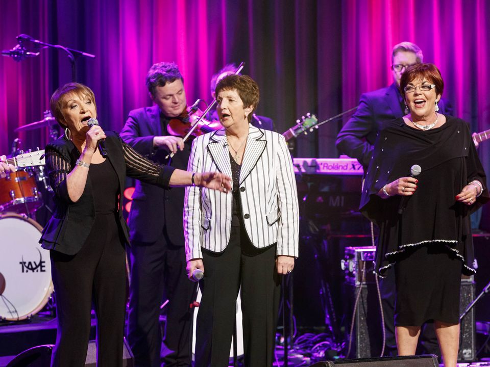 Susan (right) on the Late Late Show Country special in 2017 with Philomena Begley and Margo