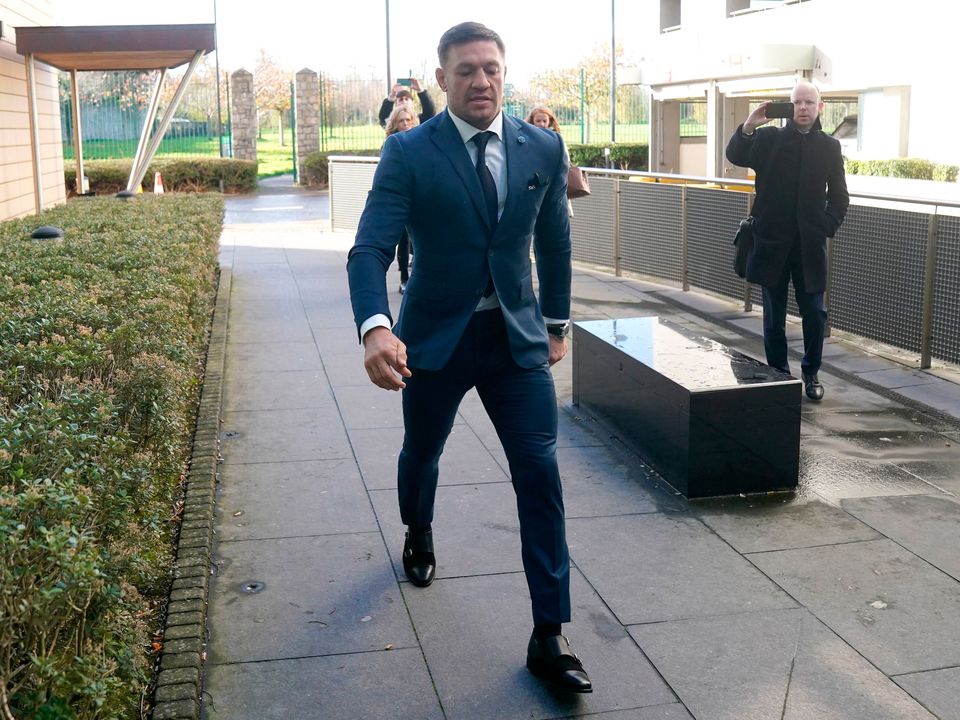 Former UFC champion Conor McGregor at Blanchardstown District Court on a previous date