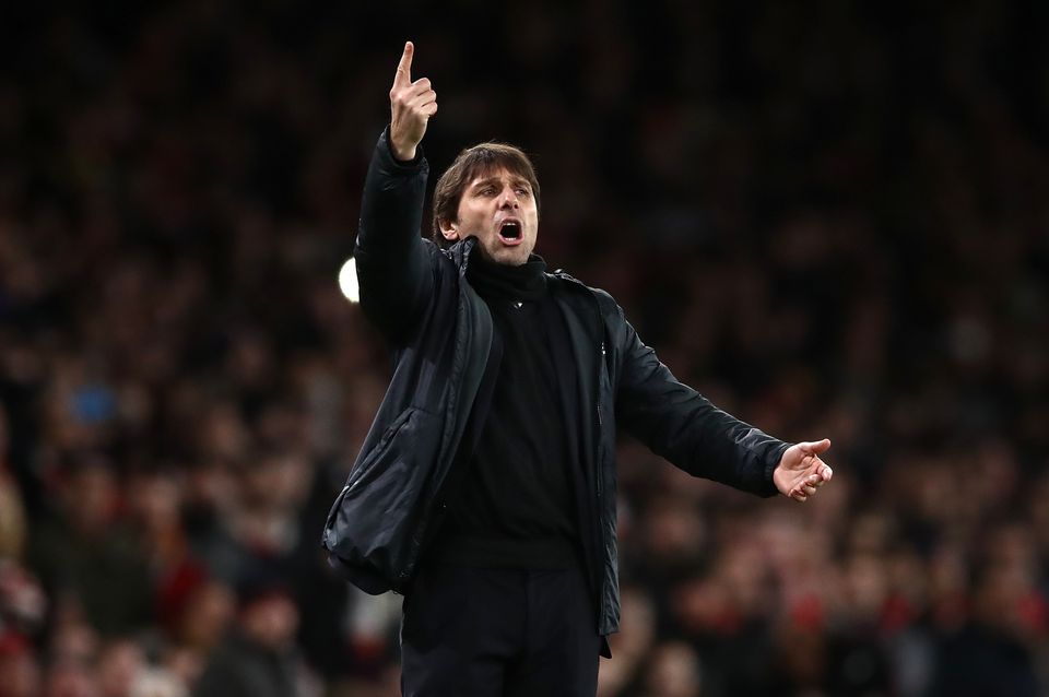 The only way is up as far as Antonio Conte is concerned (John Walton/PA)