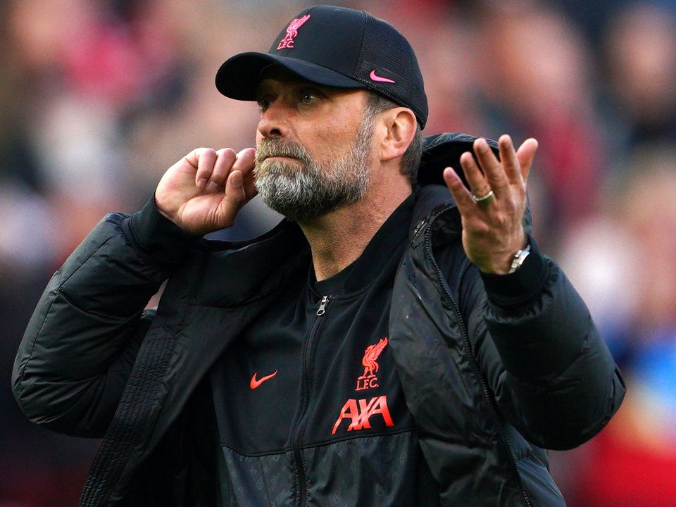 Jurgen Klopp’s side are into the Champions League final (Peter Byrne/PA)