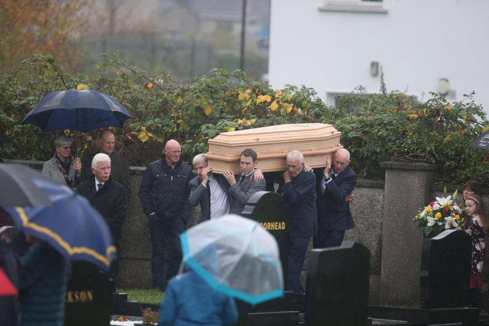 The Funeral Service for Longford Cervical Check campaigner Lynsey Bennett, Killeter, Killoe, Co Longford takes place today.Lynsey's Funeral Service took  place in St John’s Church, Battery Road…
Pic Stephen Collins/Collins Photos