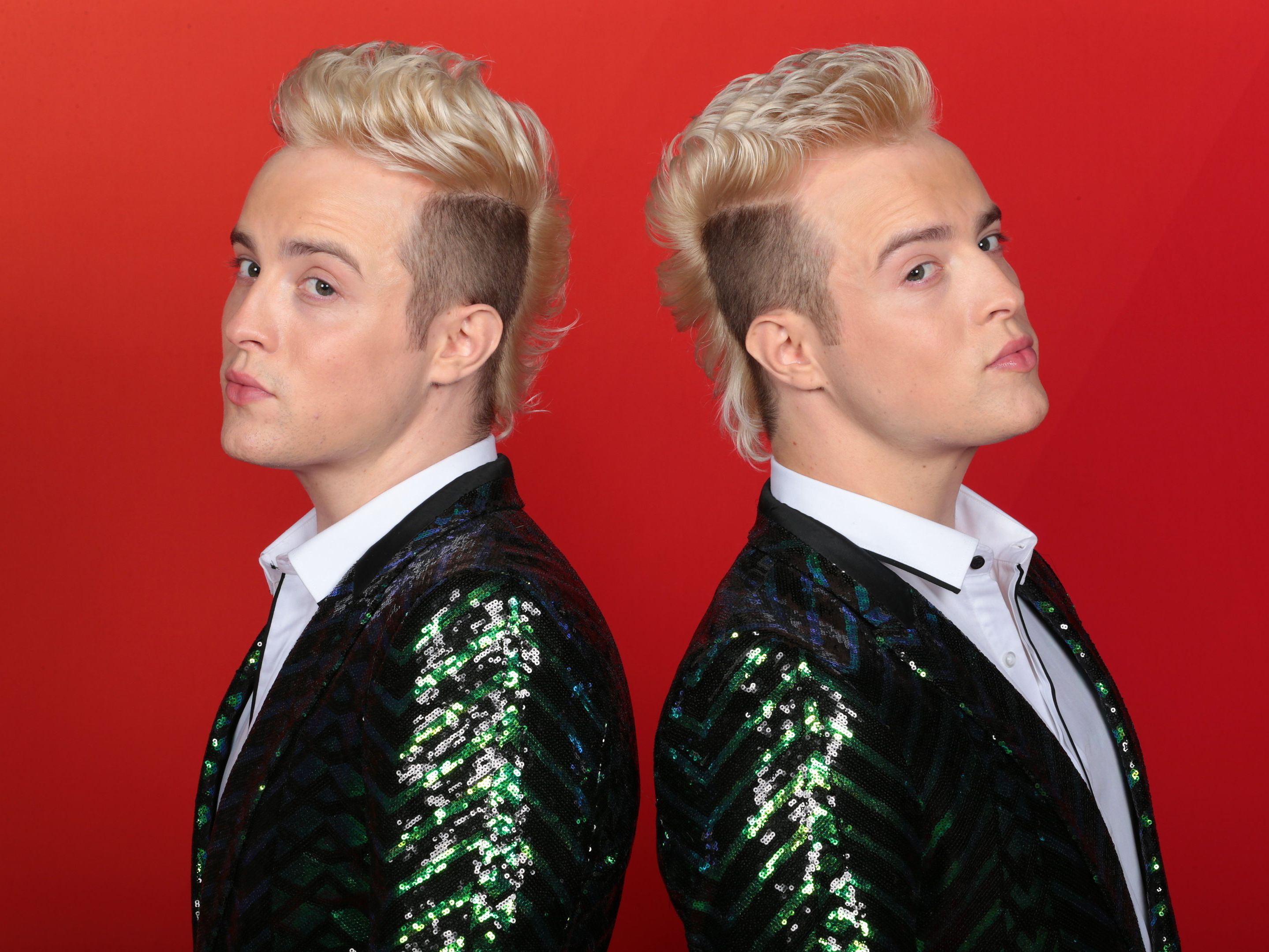 Instinct' sees Jedward escape serious injury in UK bus crash