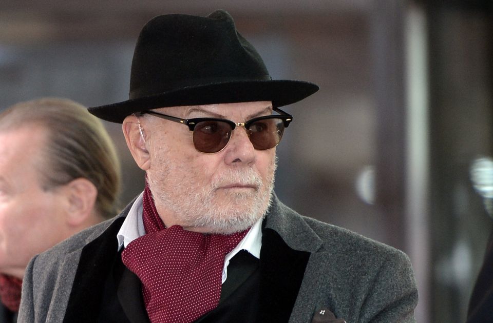 Gary Glitter, pictured outside court while on trial in 2015 (PA)