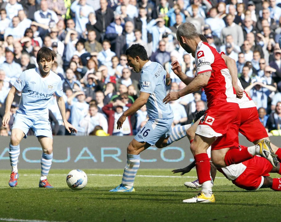 Sergio Aguero’s title-clinching winner came with 93 minutes and 20 seconds on the clock (Peter Byrne/PA)