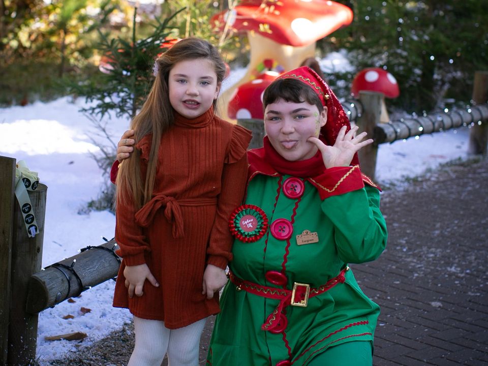 Gorgeous Nova Leonard with an elf at Center Parcs in Longford Forest