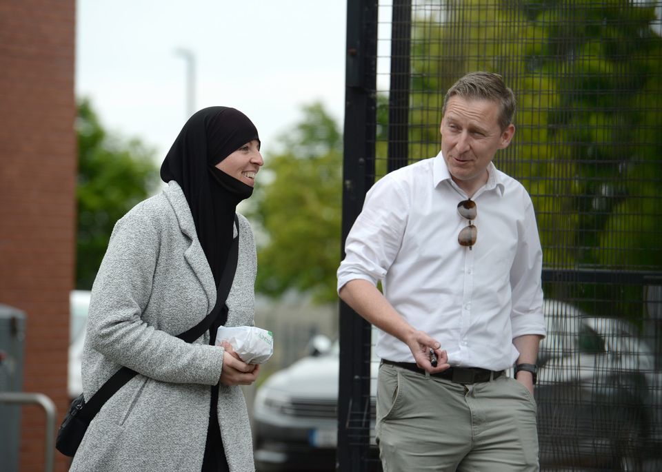 ISIS bridge Lisa Smith and the Sunday World's Patrick O'Connell