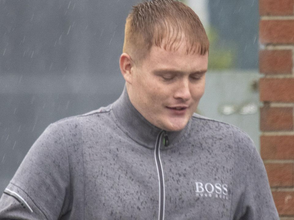 Stephen Dowling arriving at Letterkenny Circuit Court. (North West Newspix)