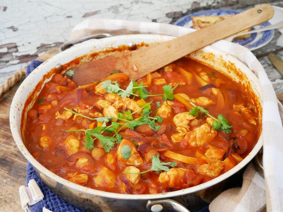 Chicken and Bean Madras Curry