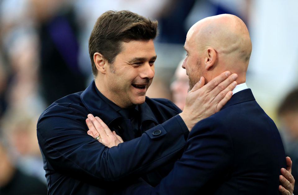 Erik ten Hag (right) lost a Champions League semi-final to Mauricio Pochettino (left) in 2019 but has beaten the former Tottenham manager to the Manchester United job (Mike Egerton/PA)