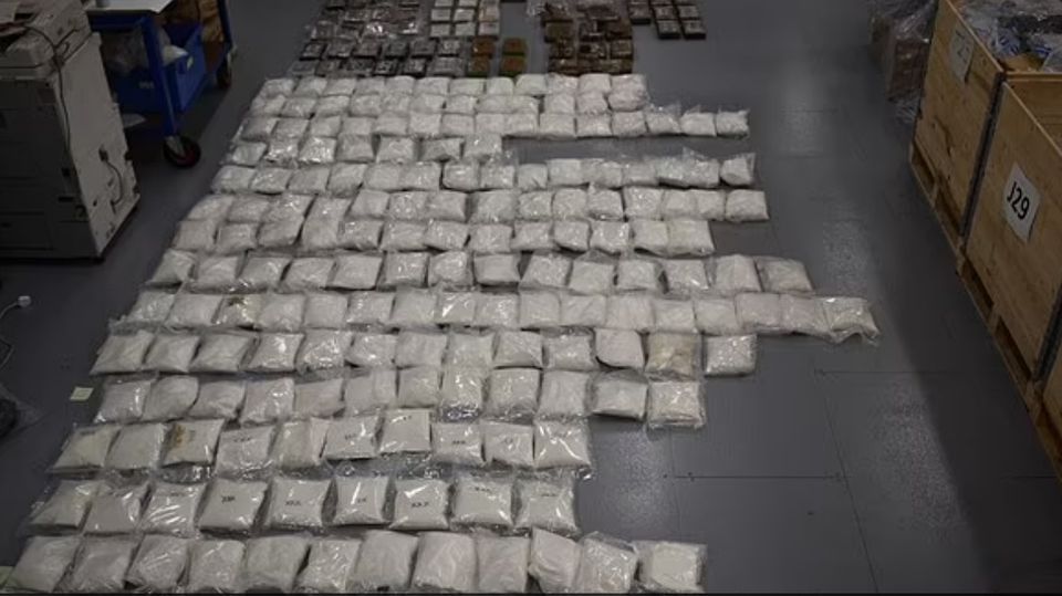 Seized coke (MET Police)