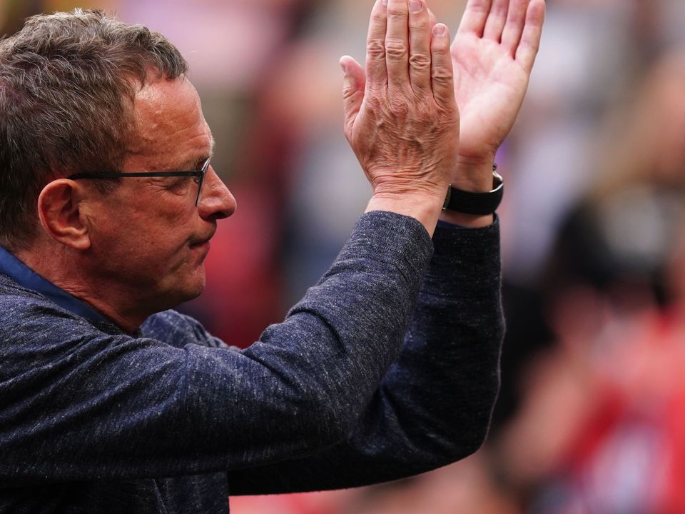 Manchester United boss Ralf Rangnick is braced for a tough examination against Liverpool (Martin Rickett/PA)