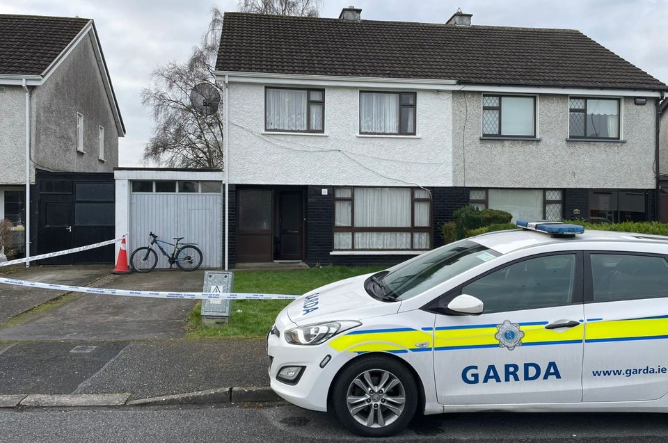 Gardaí attend the scene of the fatal stabbing in Kilkenny