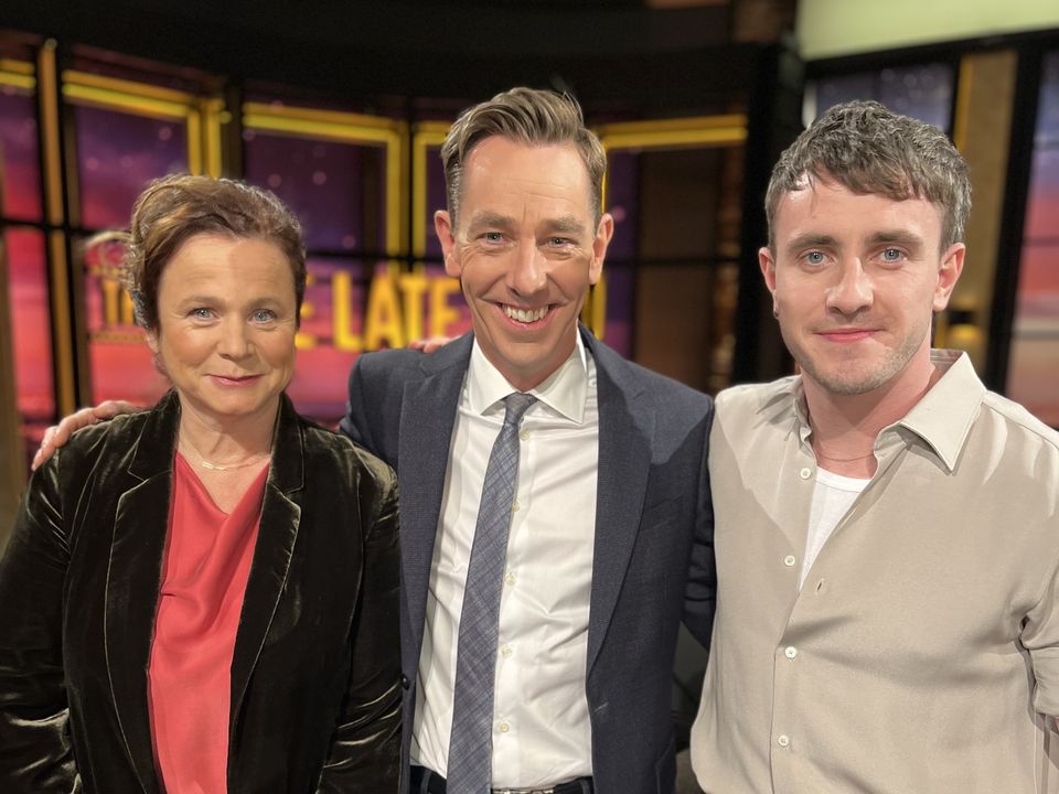 Emily Watson, Ryan Tubridy and Paul Mescal on The Late Late Show