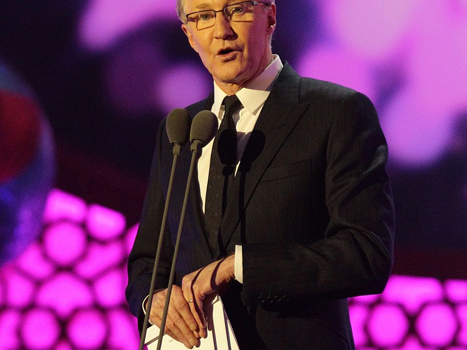 Paul O’Grady on stage during the 2012 NTA Awards (PA)