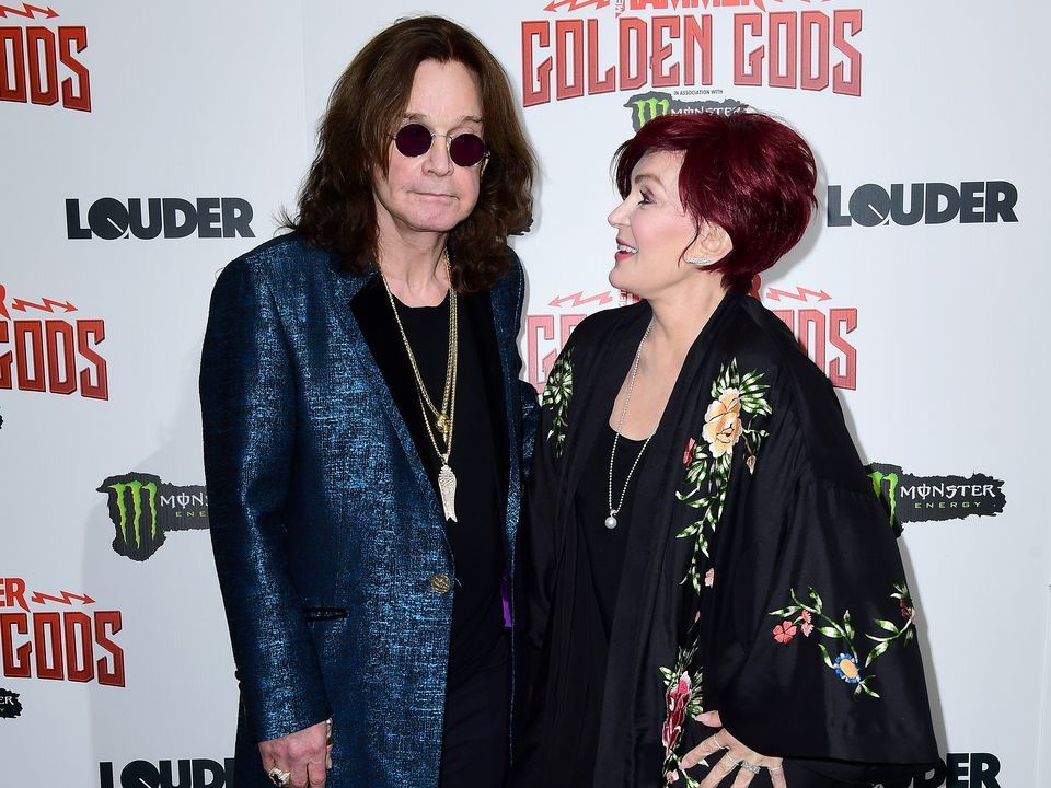 Ozzy with his wife Sharon