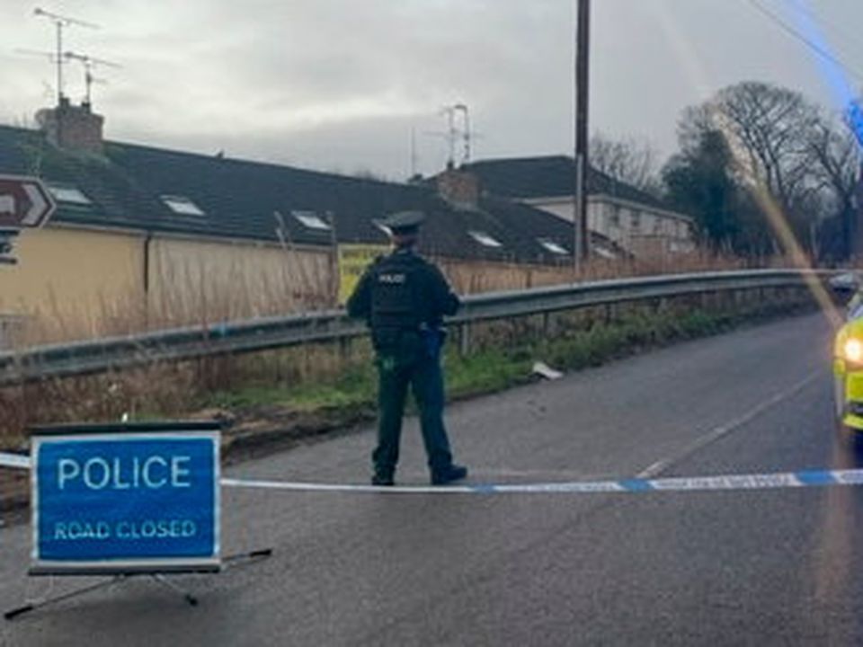 A cordon remains in place in the area on January 24 2023 in Derry. Photo credit: PSNI