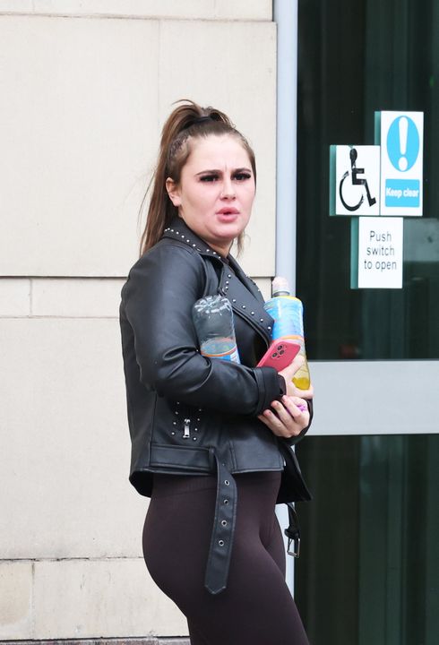Sian Maxwell after her conviction