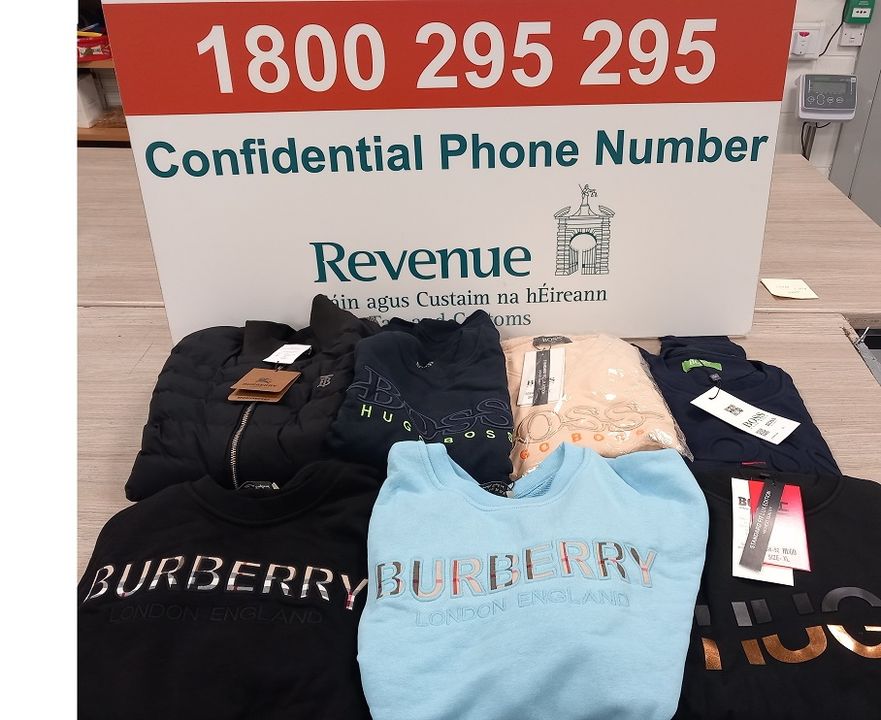 Luxury goods seized by Revenue officers in Dublin