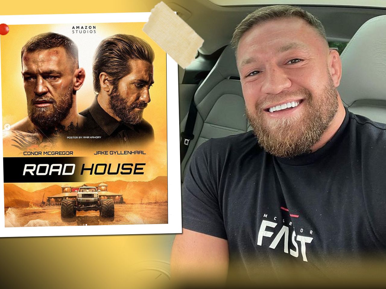 Conor McGregor shares mock-up poster of new Road House movie with