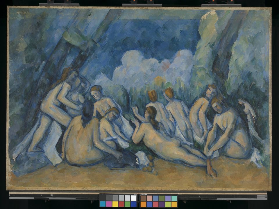 Paul Cezanne’s Bathers Les Grandes Baigneuses (National Gallery/PA)