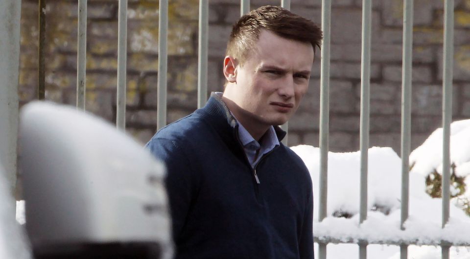 Mark McGurk outside Dungannon Crown Court before he was jailed