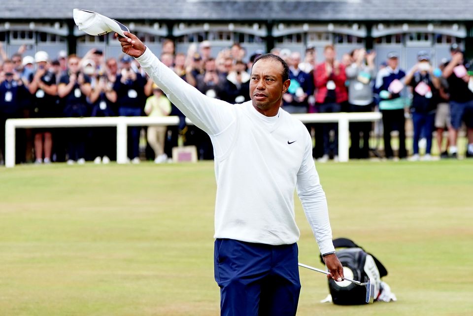 Woods will hope to defy the odds to compete in July’s Open at Royal Liverpool (Jane Barlow/PA)