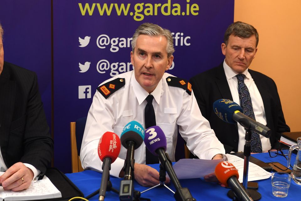 Superintendent Flor Murphy and Detective Inspector  John Brennan at the announcement of the Cold Case Review into the Kerry Babies Case in January 2018. This has led to two arrests this week.