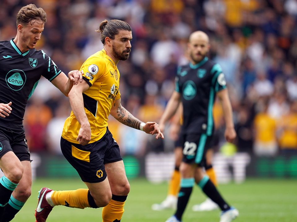 Ruben Neves could not help inspire Wolves to victory over Norwich. (Nick Potts/PA)