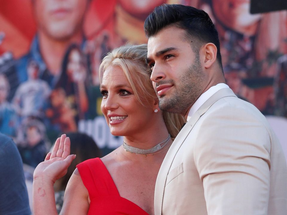 Britney Spears and new husband Sam Asghari