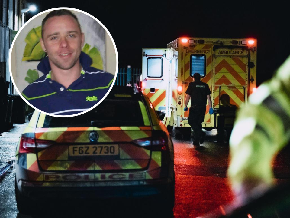 A murder investigation is underway Shane Whitla (inset) was found with gunshot wounds in Lord Lurgan park.