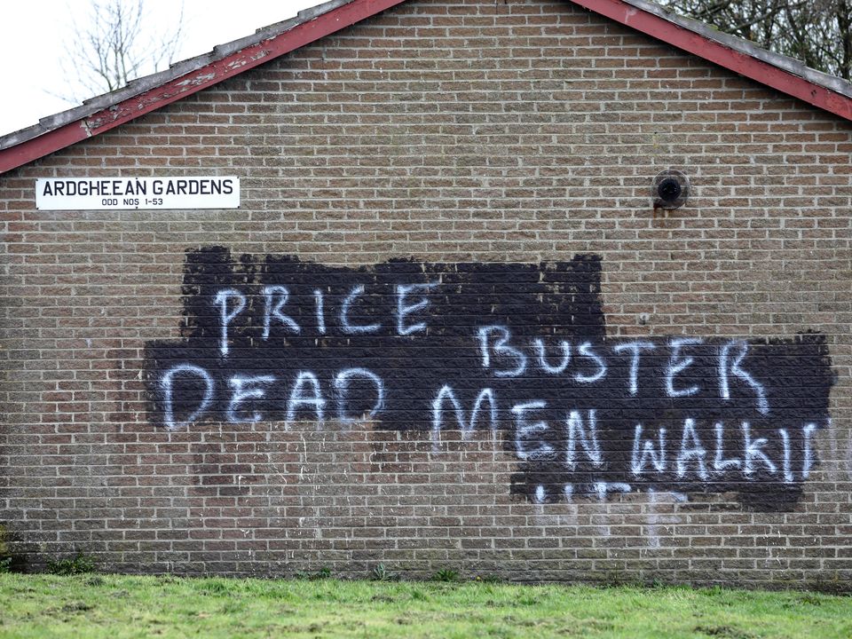 Graffiti in Kilcooley estate