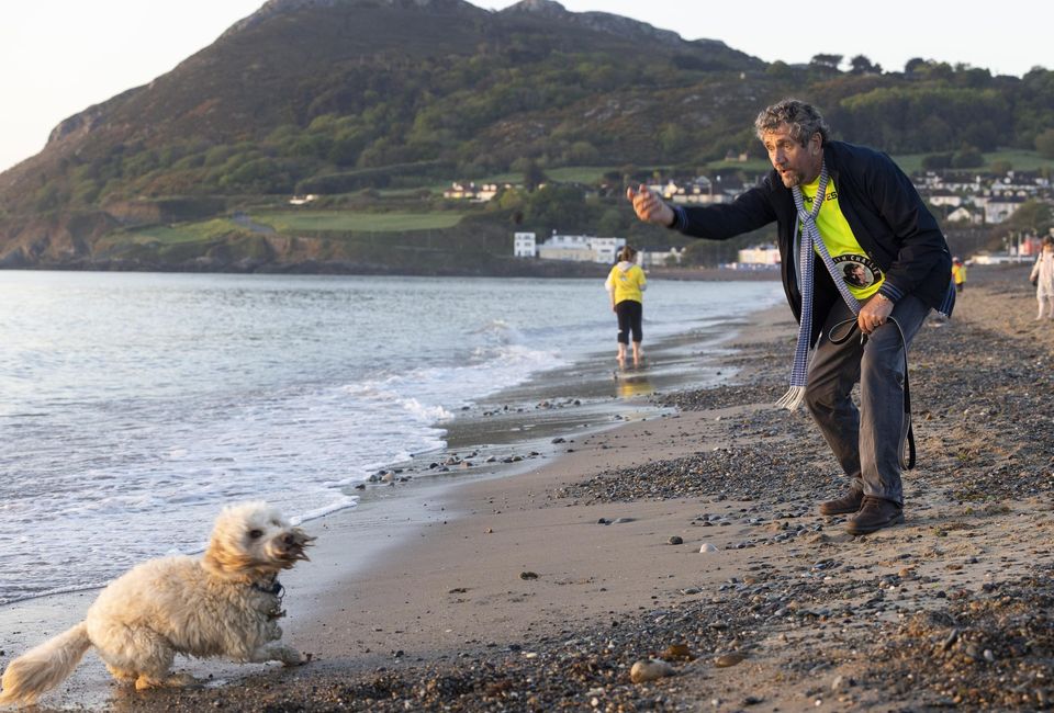 People taking part in Bray's Darkness Into Light walk. Photo: Fergal Phillips