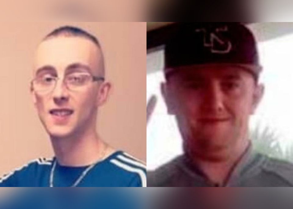 Paul Sheridan (L) and Gerard McKenna.