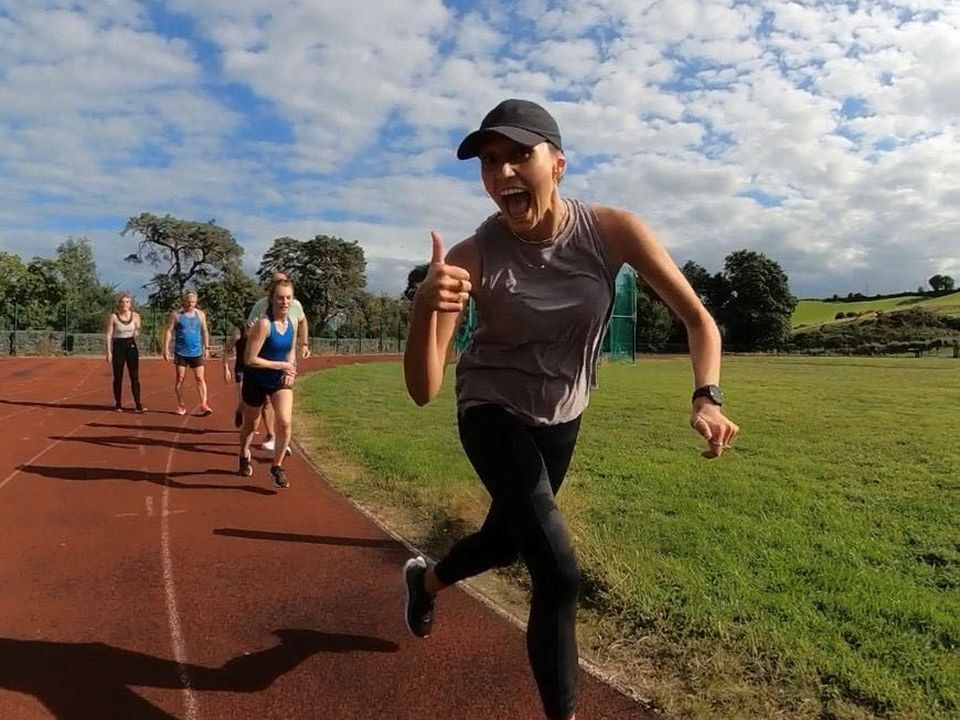 Eleanor McAree during one of her events