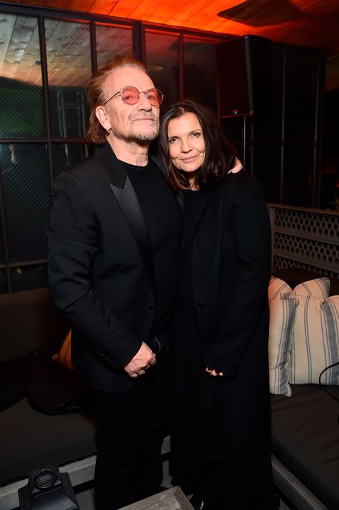 Bono and Ali Hewson attend Oscar Wilde Awards 2023 at Bad Robot on March 09, 2023 in Santa Monica, California. (Photo by Alberto E. Rodriguez/Getty Images for US-Ireland Alliance)