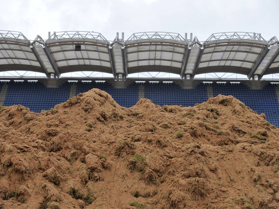 Croke Park is getting a new pitch