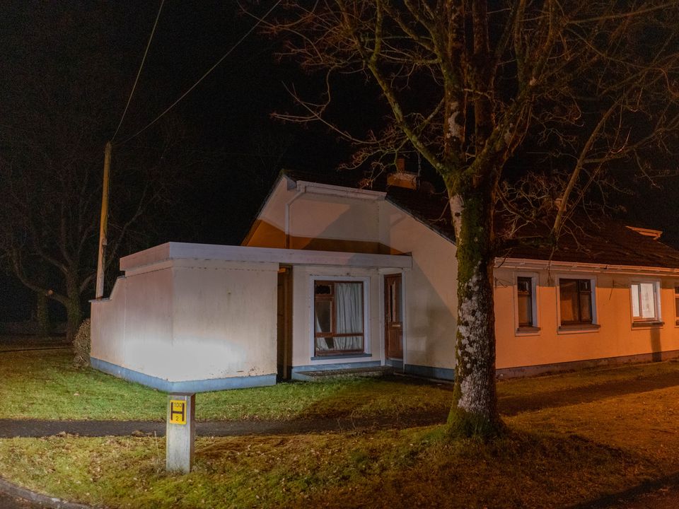 The home where Ray King was found dead in Balla, Co. Mayo. Photo : Keith Heneghan