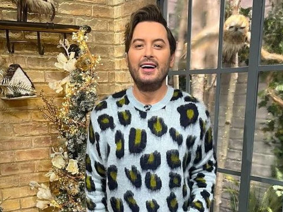 Brian Dowling on the set of Ireland AM in January.